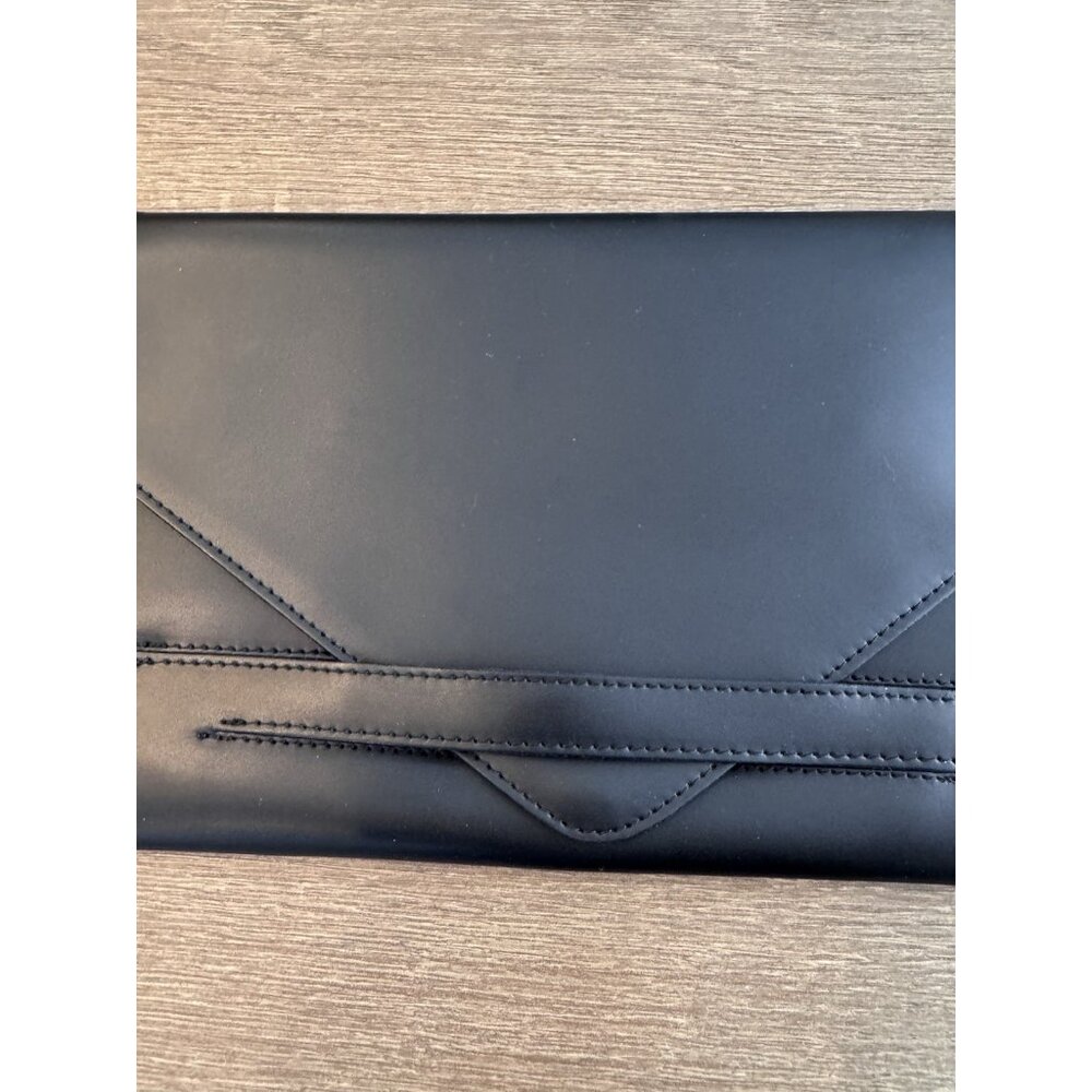 Vittoria Napoli Italian Leather Envelope Clutch Purse Made In Italy MINT - Picture 2 of 12